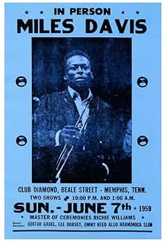 Posters Forever - Miles Davis Concert Poster, Memphis